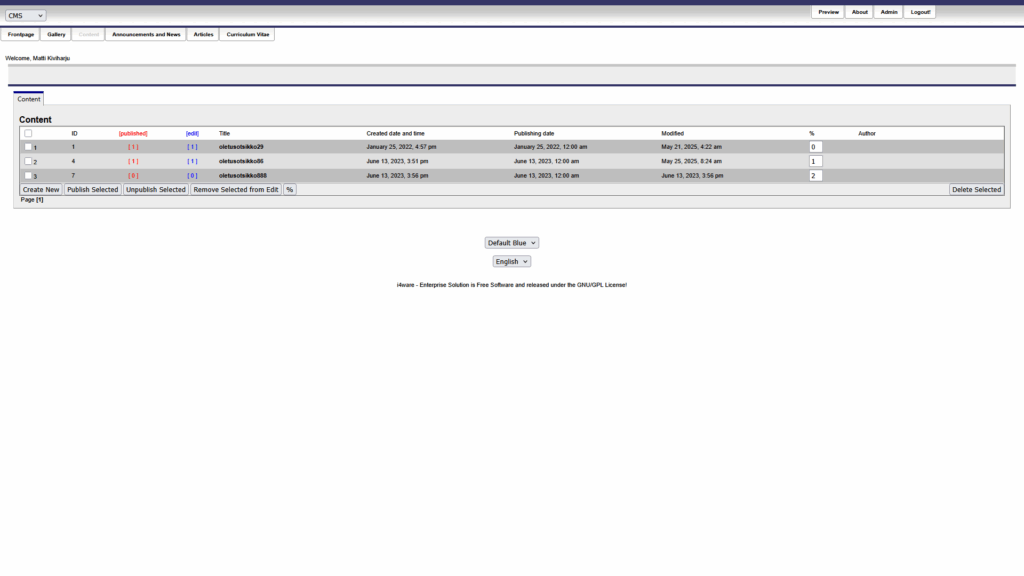 HTML/CSS/PHP/JavaScript/MySQL CMS/ERP Pic 2